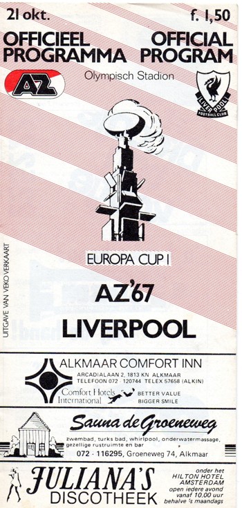 Match programme